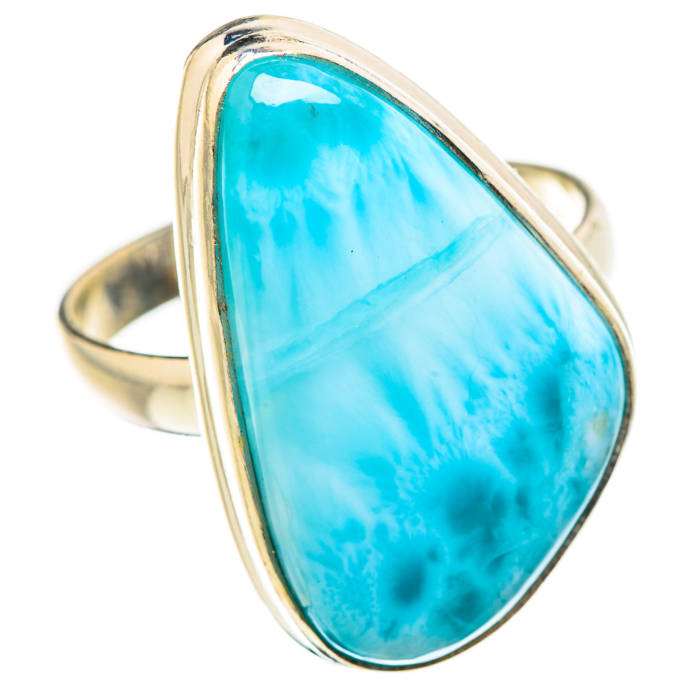 Larimar Rings handcrafted by Ana Silver Co - RING130749 - Photo 2