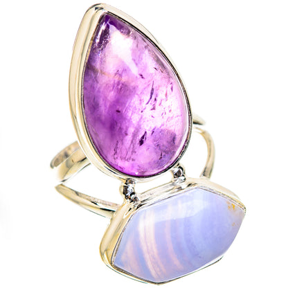 Amethyst Rings handcrafted by Ana Silver Co - RING130760 - Photo 2