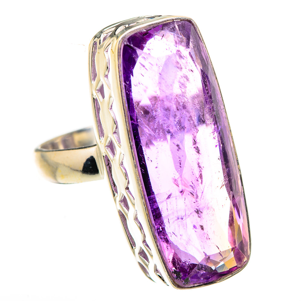 Amethyst Rings handcrafted by Ana Silver Co - RING130761 - Photo 2