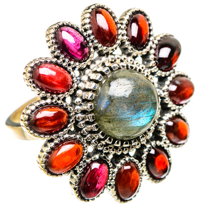 Labradorite Rings handcrafted by Ana Silver Co - RING130764 - Photo 2