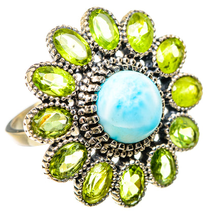 Larimar Rings handcrafted by Ana Silver Co - RING130766 - Photo 2