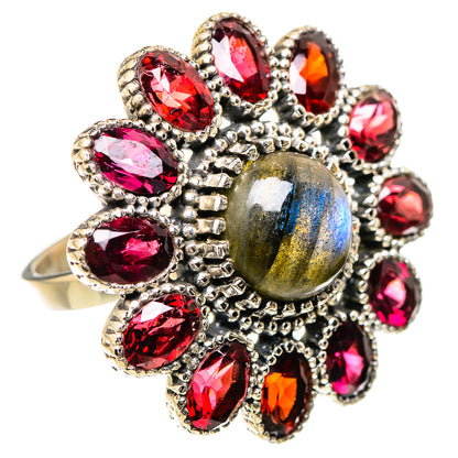 Labradorite Rings handcrafted by Ana Silver Co - RING130782 - Photo 2