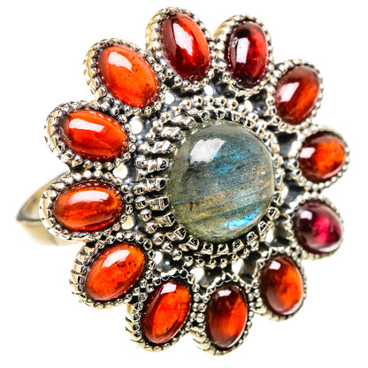 Labradorite Rings handcrafted by Ana Silver Co - RING130799 - Photo 2