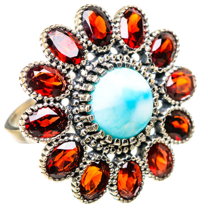 Larimar Rings handcrafted by Ana Silver Co - RING130800 - Photo 2