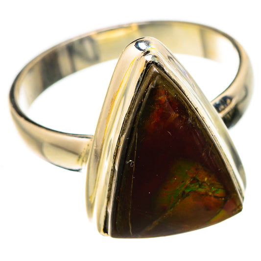 Ammolite Rings handcrafted by Ana Silver Co - RING130809 - Photo 2