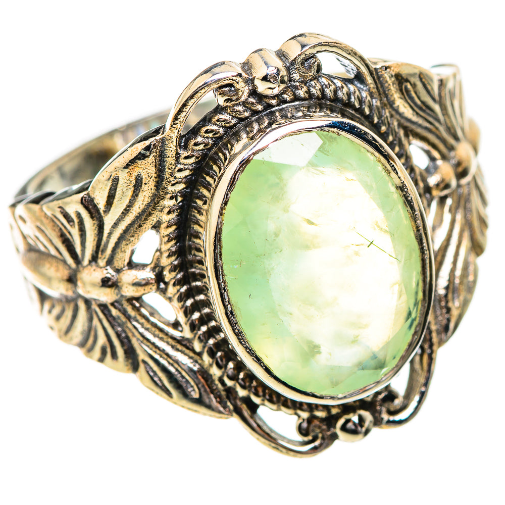 Prehnite Rings handcrafted by Ana Silver Co - RING130833 - Photo 2