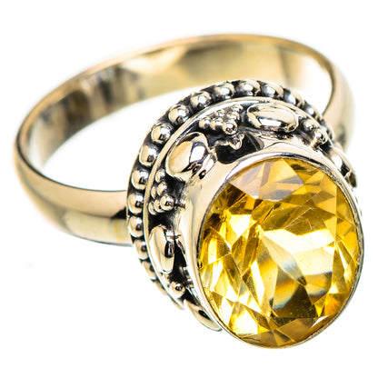 Citrine Rings handcrafted by Ana Silver Co - RING130834 - Photo 2
