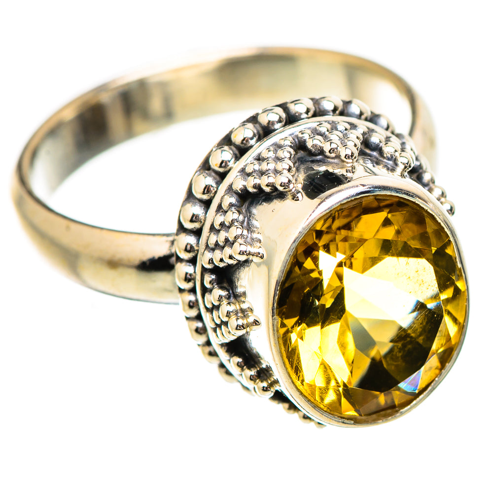 Citrine Rings handcrafted by Ana Silver Co - RING130835 - Photo 2