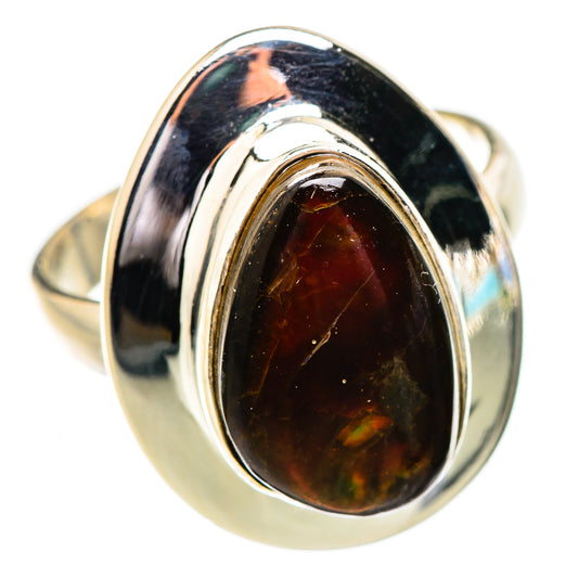 Ammolite Rings handcrafted by Ana Silver Co - RING130839 - Photo 2