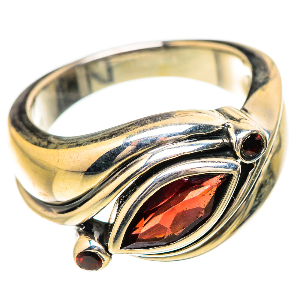 Garnet Rings handcrafted by Ana Silver Co - RING130842 - Photo 2