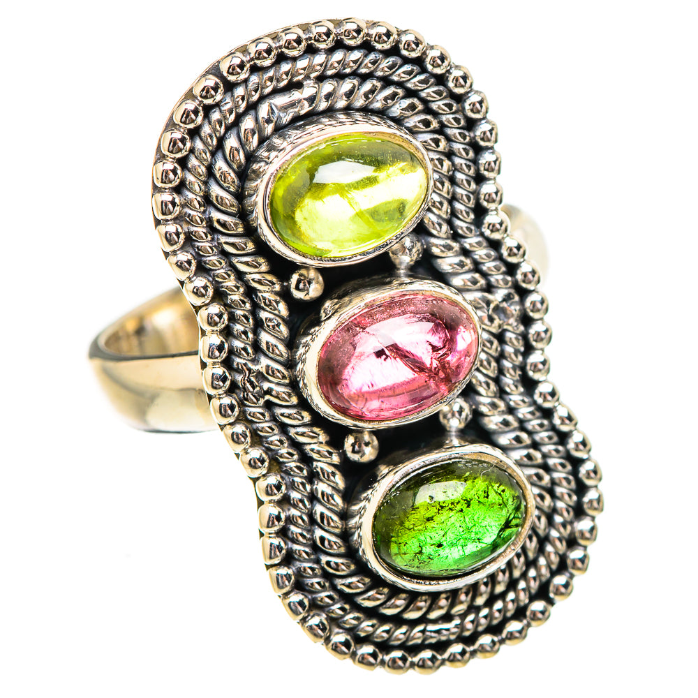 Tourmaline Rings handcrafted by Ana Silver Co - RING130848 - Photo 2