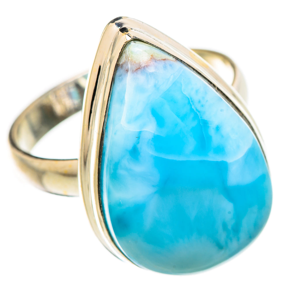 Larimar Rings handcrafted by Ana Silver Co - RING130860 - Photo 2