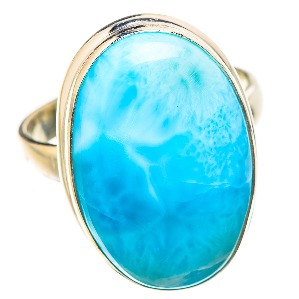 Larimar Rings handcrafted by Ana Silver Co - RING130862 - Photo 2