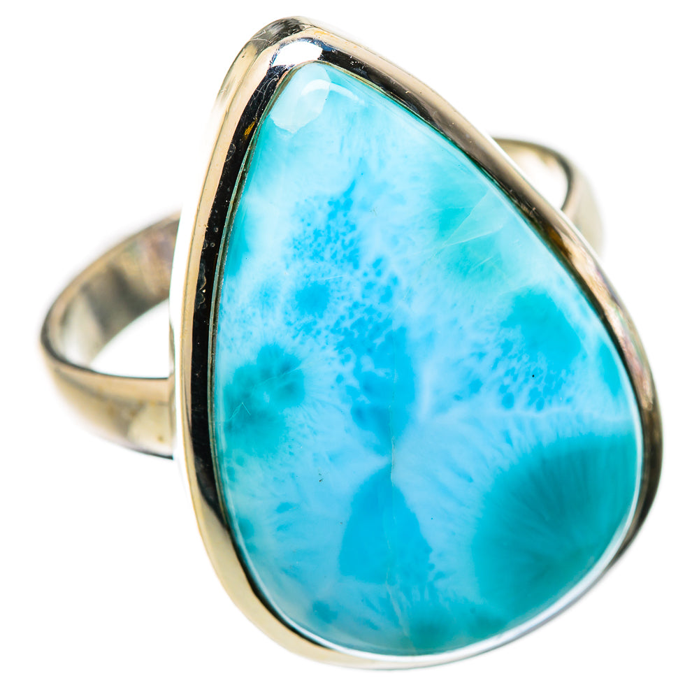Larimar Rings handcrafted by Ana Silver Co - RING130872 - Photo 2