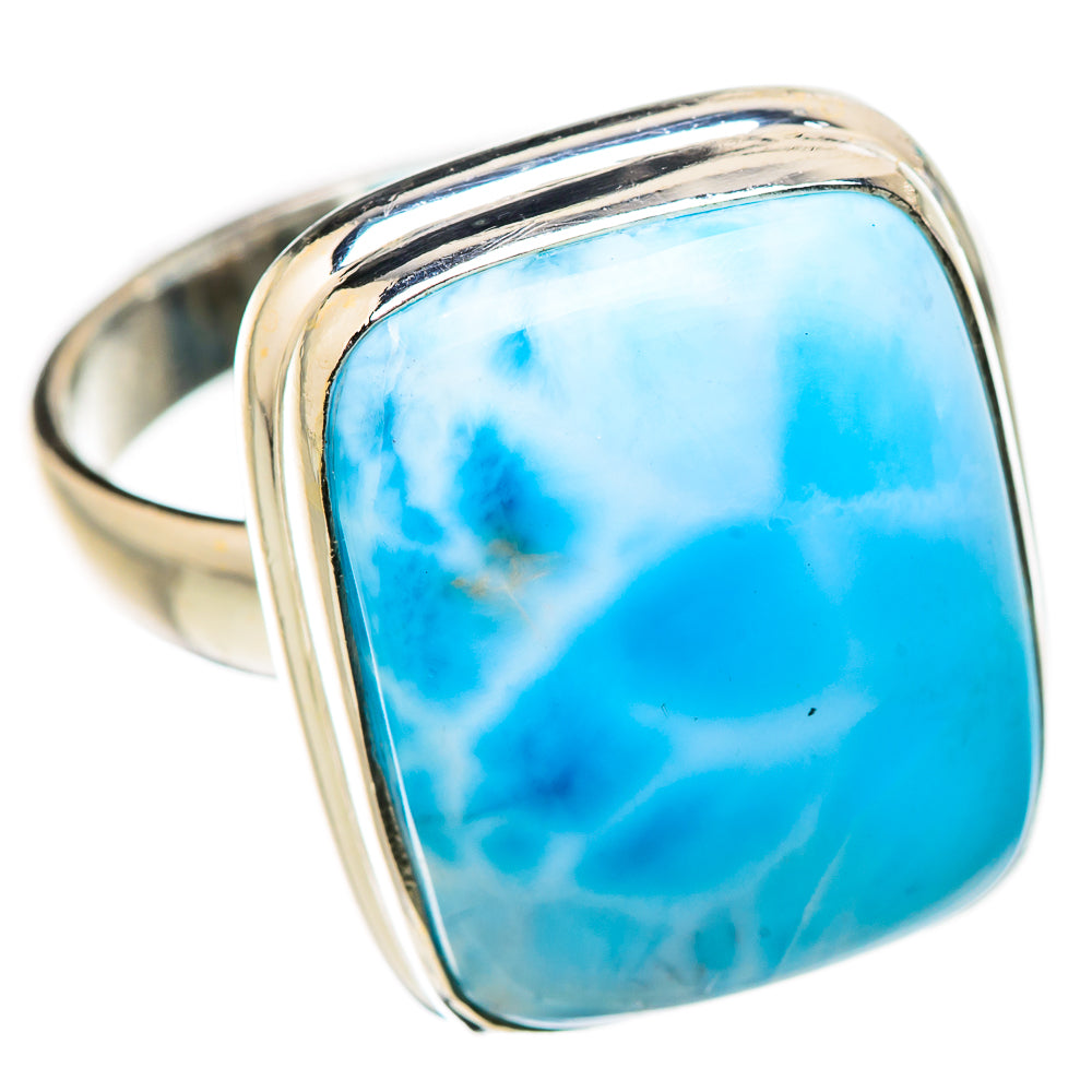 Larimar Rings handcrafted by Ana Silver Co - RING130874 - Photo 2
