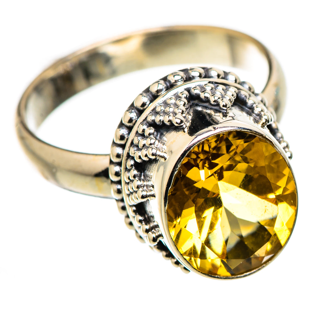 Citrine Rings handcrafted by Ana Silver Co - RING130882 - Photo 2