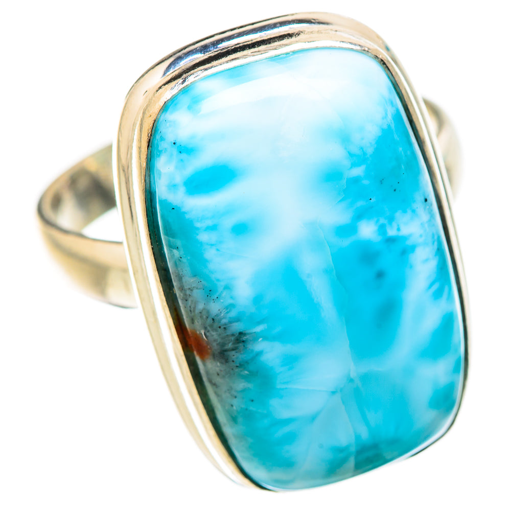 Larimar Rings handcrafted by Ana Silver Co - RING130892 - Photo 2