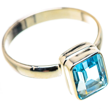 Blue Topaz Rings handcrafted by Ana Silver Co - RING130893 - Photo 2