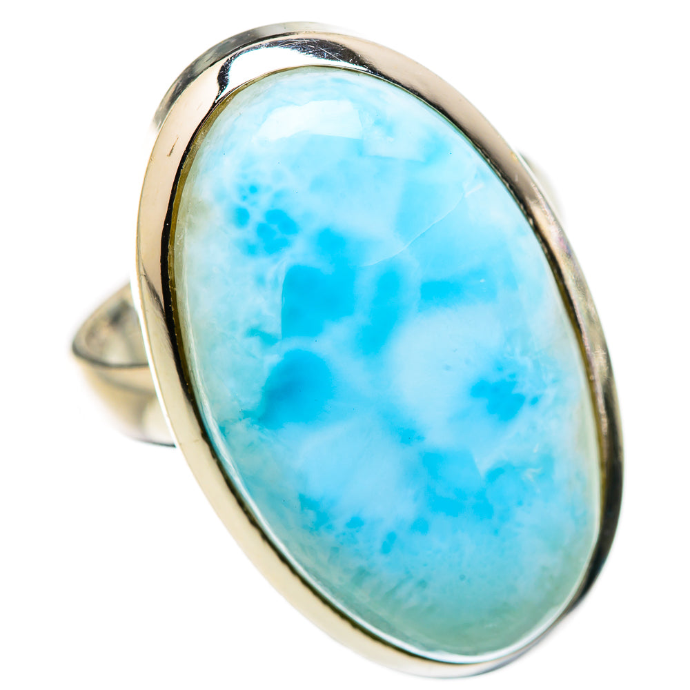Larimar Rings handcrafted by Ana Silver Co - RING130897 - Photo 2