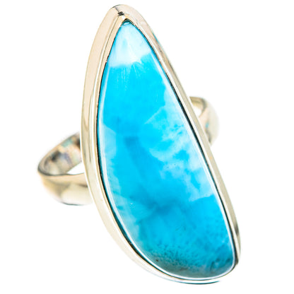 Larimar Rings handcrafted by Ana Silver Co - RING130902 - Photo 2