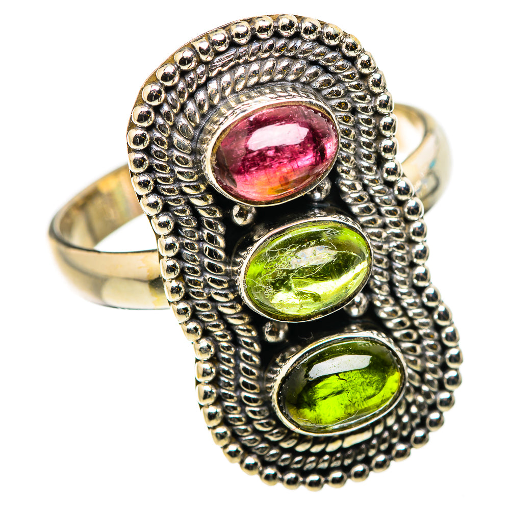 Tourmaline Rings handcrafted by Ana Silver Co - RING130913 - Photo 2