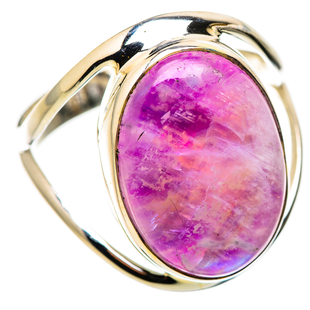 Pink Moonstone Rings handcrafted by Ana Silver Co - RING130930 - Photo 2