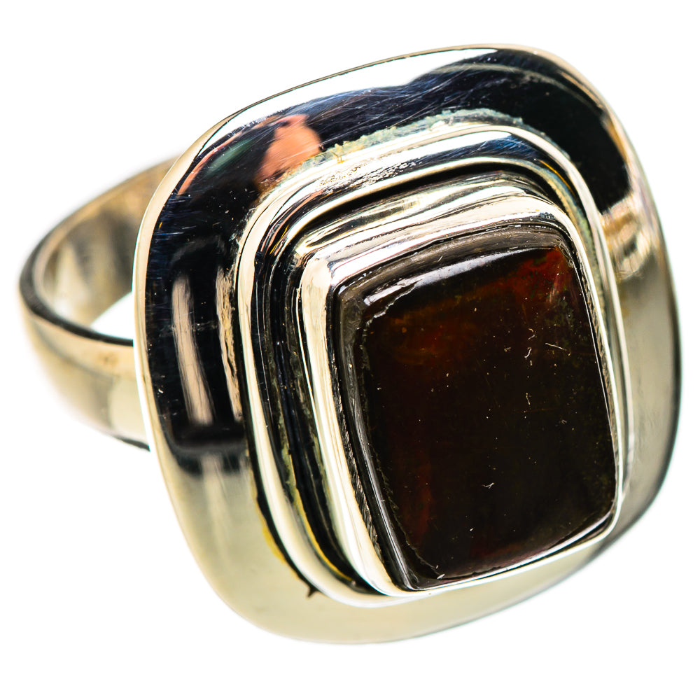 Ammolite Rings handcrafted by Ana Silver Co - RING130933 - Photo 2