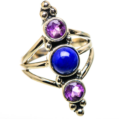 Lapis Lazuli Rings handcrafted by Ana Silver Co - RING130936 - Photo 2