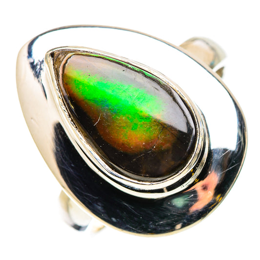 Ammolite Rings handcrafted by Ana Silver Co - RING130937 - Photo 2