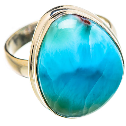 Larimar Rings handcrafted by Ana Silver Co - RING130941 - Photo 2