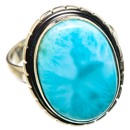 Larimar Rings handcrafted by Ana Silver Co - RING130942 - Photo 2