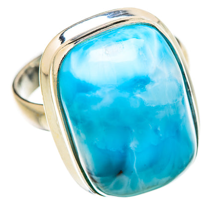 Larimar Rings handcrafted by Ana Silver Co - RING130947 - Photo 2
