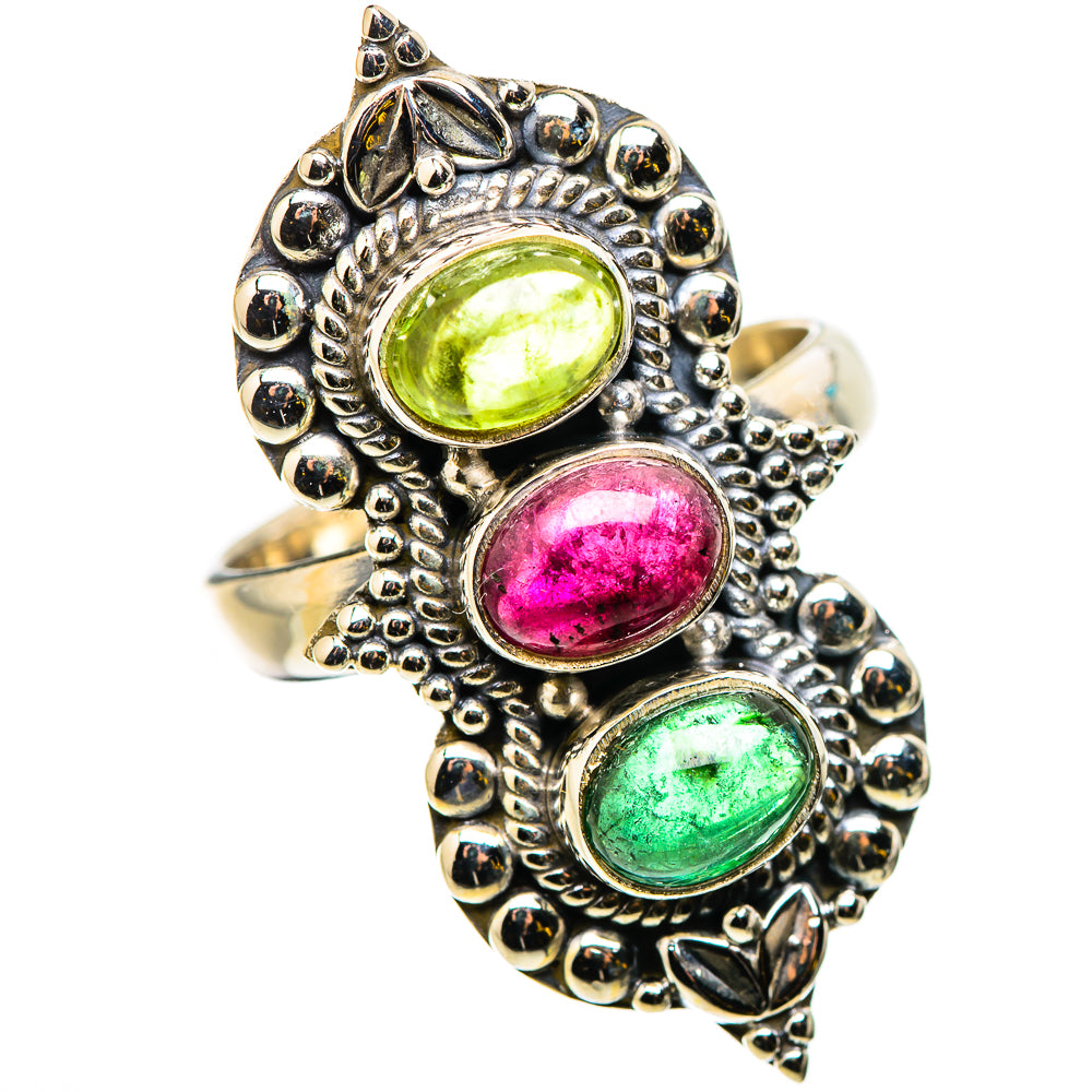 Tourmaline Rings handcrafted by Ana Silver Co - RING130956 - Photo 2