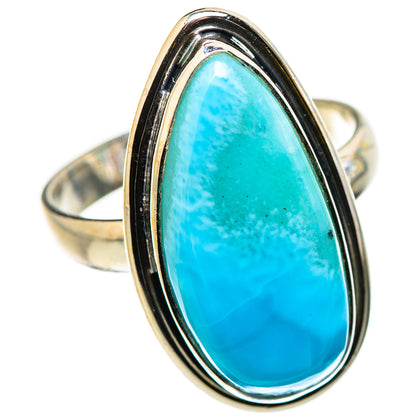 Larimar Rings handcrafted by Ana Silver Co - RING130963 - Photo 2