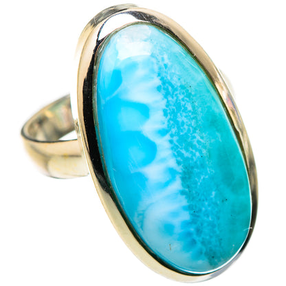 Larimar Rings handcrafted by Ana Silver Co - RING130965 - Photo 2