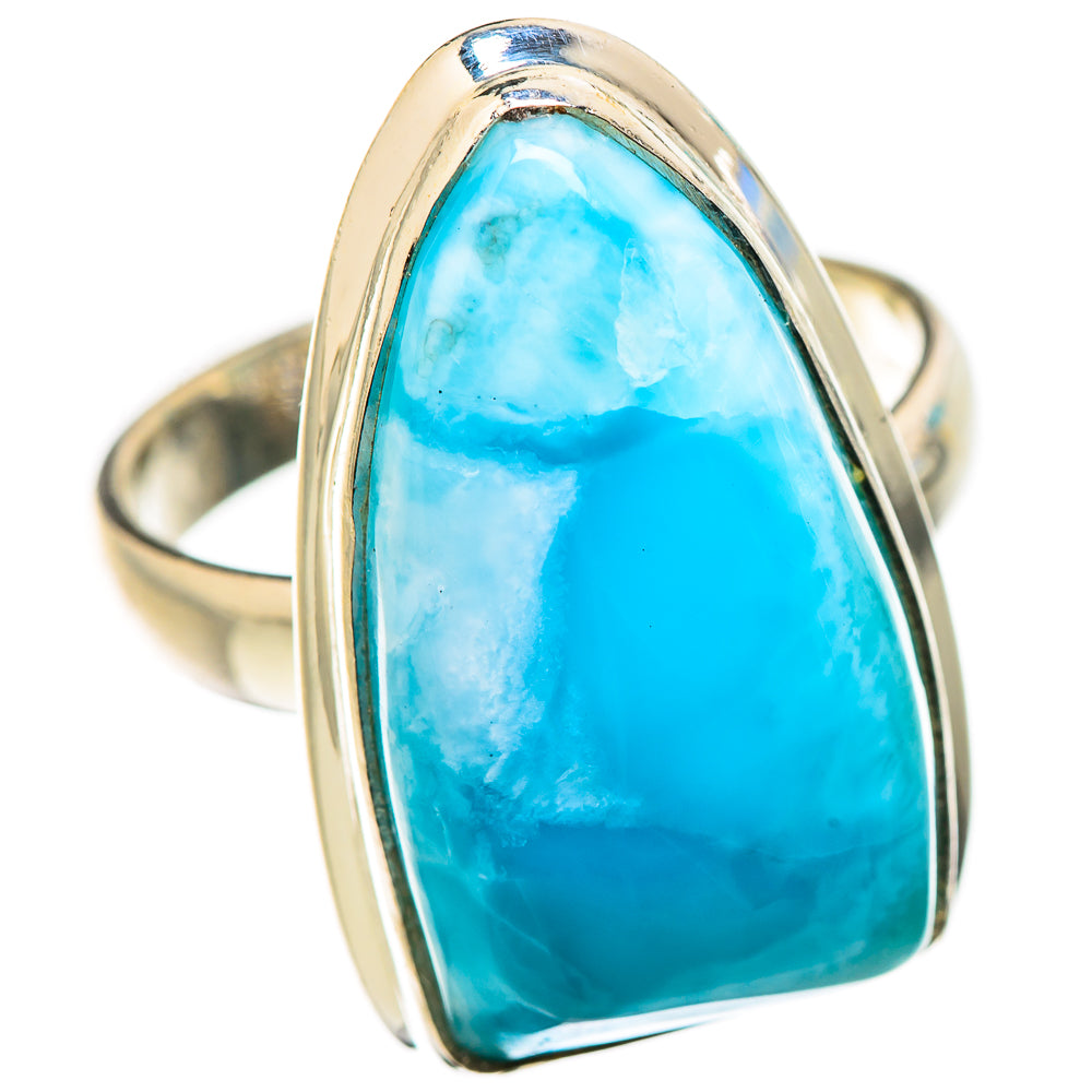 Larimar Rings handcrafted by Ana Silver Co - RING130966 - Photo 2