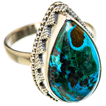 Shattuckite Rings handcrafted by Ana Silver Co - RING130975 - Photo 2