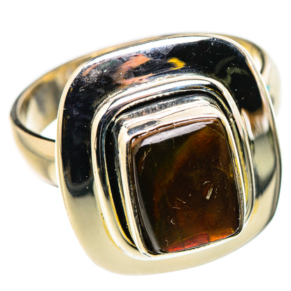 Ammolite Rings handcrafted by Ana Silver Co - RING130976 - Photo 2