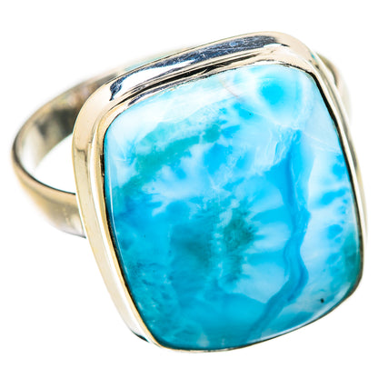 Larimar Rings handcrafted by Ana Silver Co - RING130978 - Photo 2