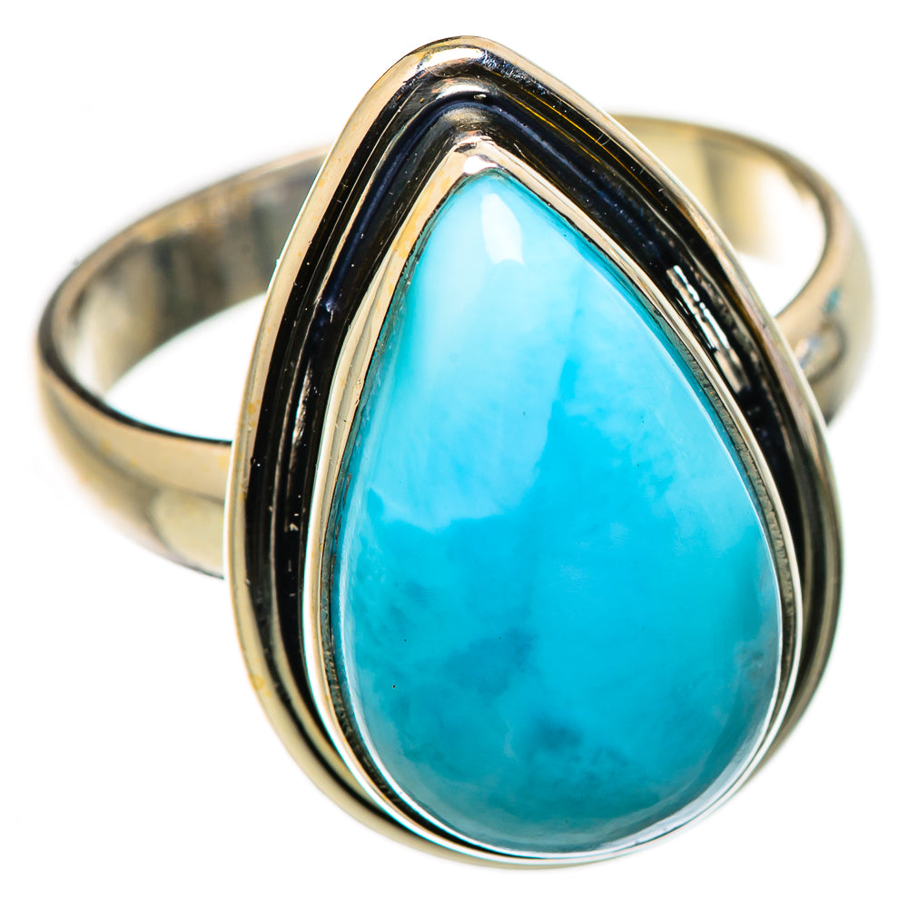 Larimar Rings handcrafted by Ana Silver Co - RING130980 - Photo 2