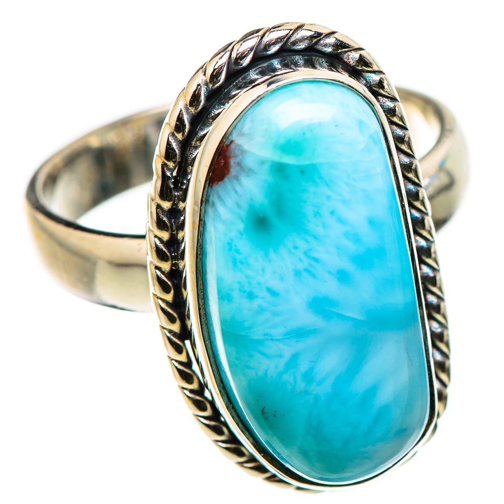 Larimar Rings handcrafted by Ana Silver Co - RING130984 - Photo 2