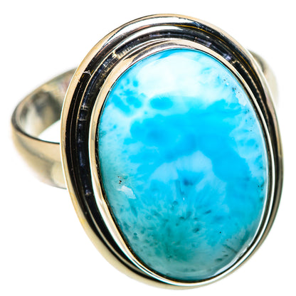 Larimar Rings handcrafted by Ana Silver Co - RING130985 - Photo 2