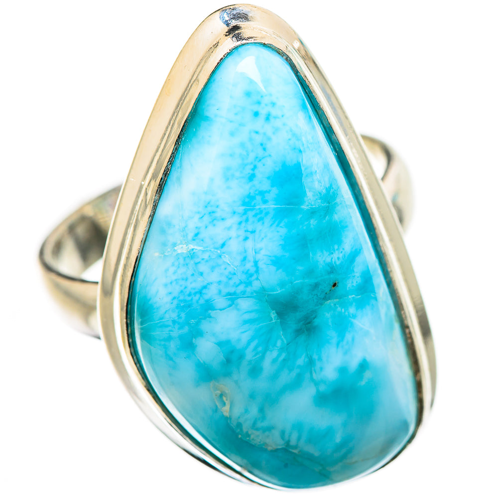 Larimar Rings handcrafted by Ana Silver Co - RING130997 - Photo 2