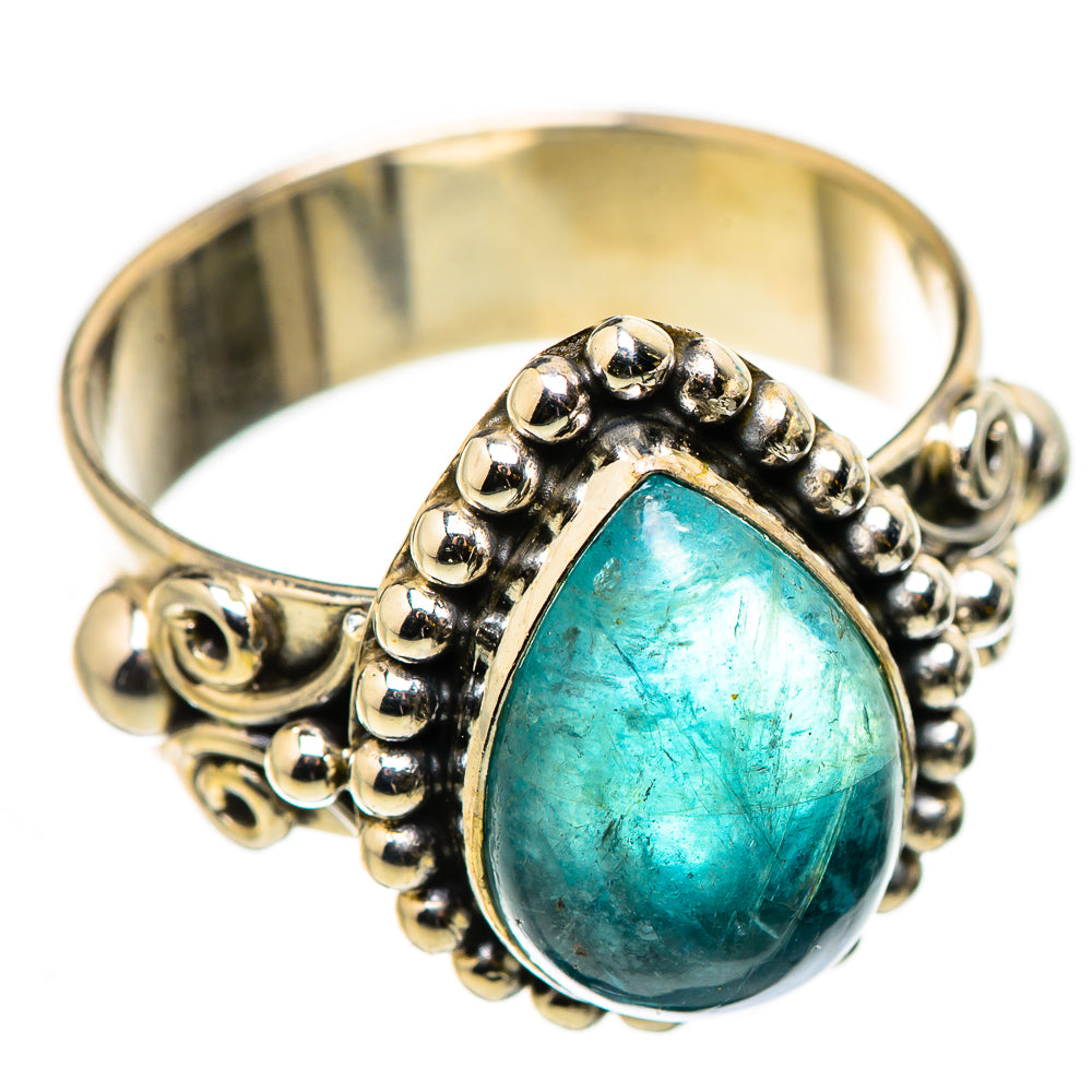 Apatite Rings handcrafted by Ana Silver Co - RING131007 - Photo 2