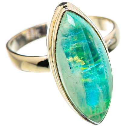 Green Moonstone Rings handcrafted by Ana Silver Co - RING131013 - Photo 2