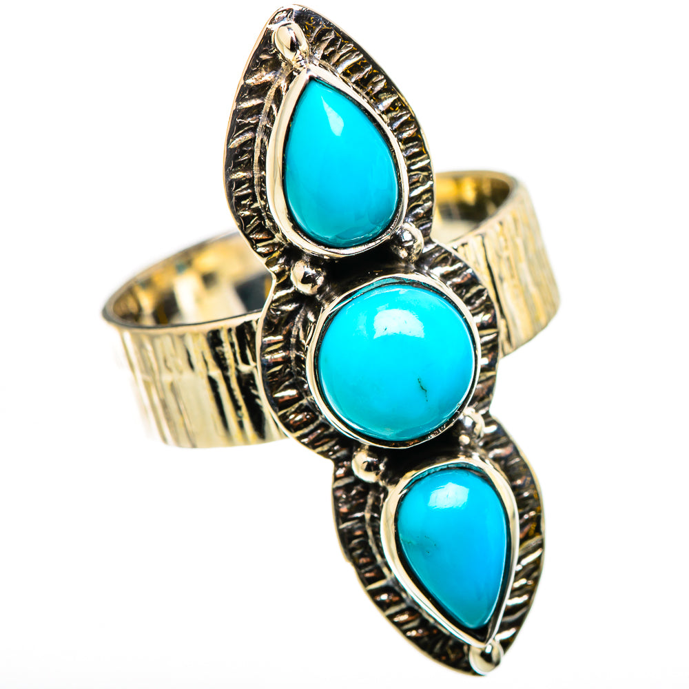 Larimar Rings handcrafted by Ana Silver Co - RING131060 - Photo 2