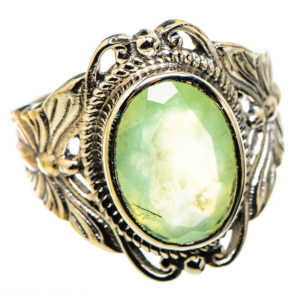 Prehnite Rings handcrafted by Ana Silver Co - RING131072 - Photo 2