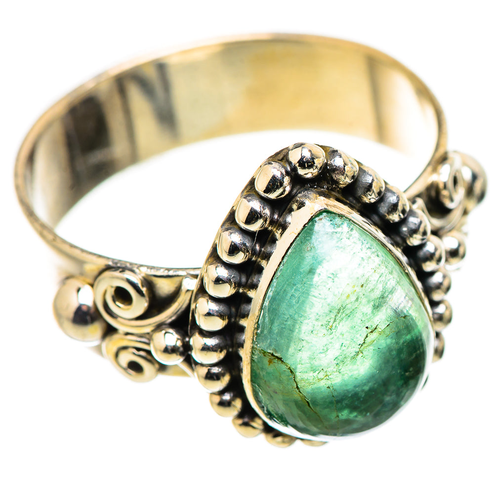 Prehnite Rings handcrafted by Ana Silver Co - RING131086 - Photo 2