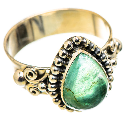 Prehnite Rings handcrafted by Ana Silver Co - RING131086 - Photo 2