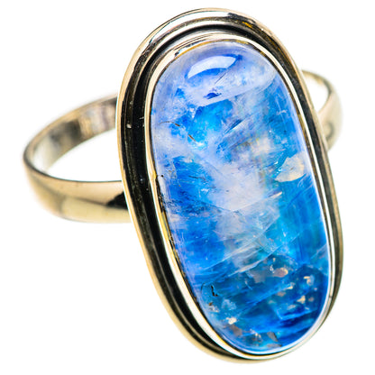 Rainbow Moonstone Rings handcrafted by Ana Silver Co - RING131119 - Photo 2
